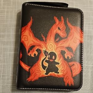 POKEMON Binder 50 4 Pocket Sleeves, Zip Closure & Wrist Strap NEW